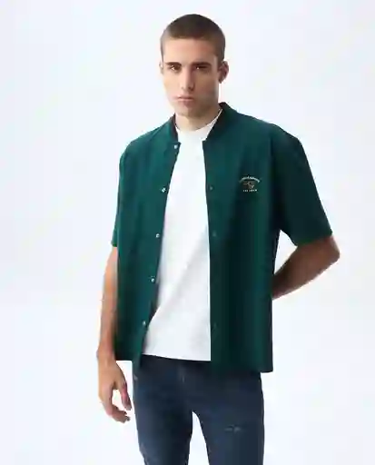 Camisa Hombre Verde Talla L 811G004_VER195420 Americanino