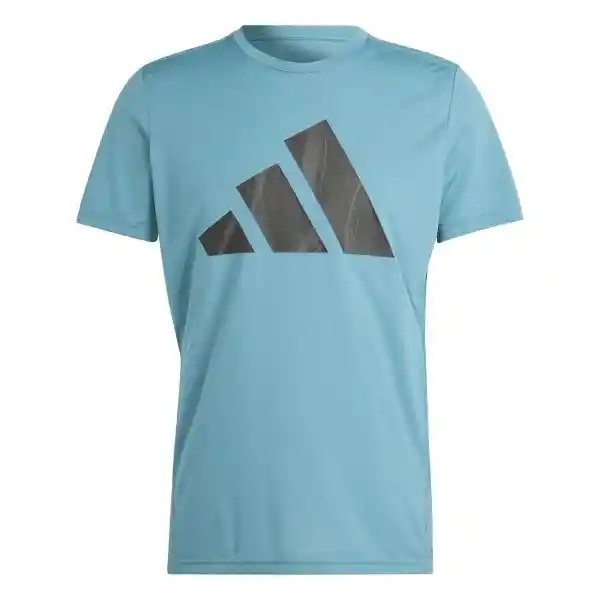 Adidas Camiseta Run it Bos Tee Para Hombre Azul Talla M