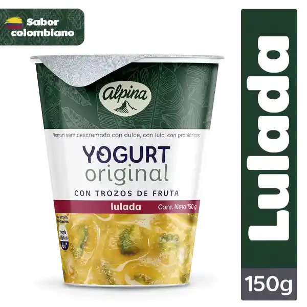 Alpina Yogurt Original Sabor Lulada