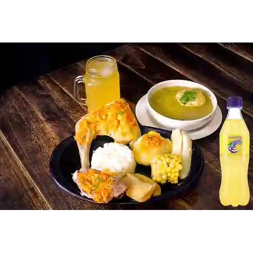 Combo Sancocho de Gallina + Quatro Original 400ML