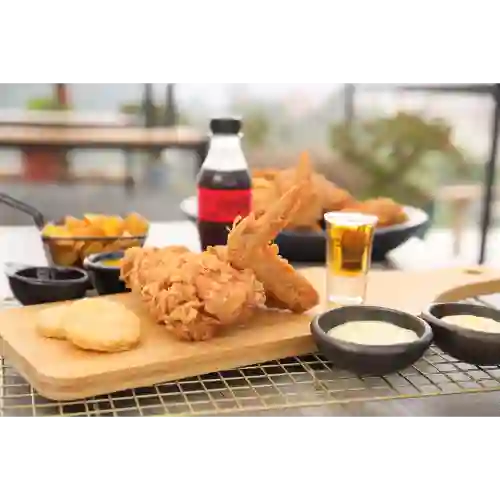 1/4 de Pollo Broaster