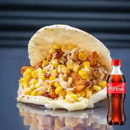 Combo Arepa Maduro + Coca Cola Original 400 ml