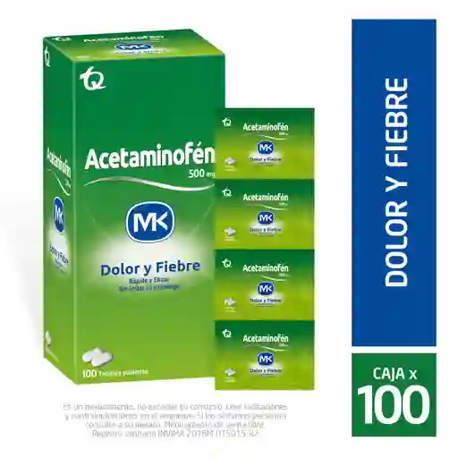 Acetaminofén MK