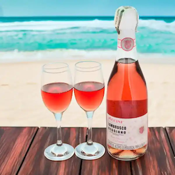 Piccini Vino Rosado Lambrusco Reggiano Rosato Dolce Frizzante
