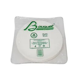 Bouquet Plato Cartón 18 cm