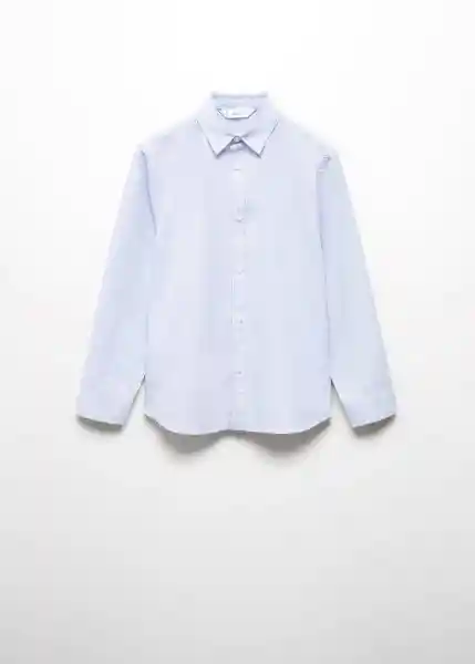 Camisa Aritz Celeste Talla 11 Niños Mango