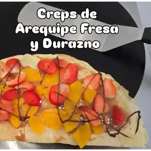 Creps Nutella Durazno Fresa
