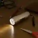 Linterna de Metal Mini Gris Mod Kj205 Miniso