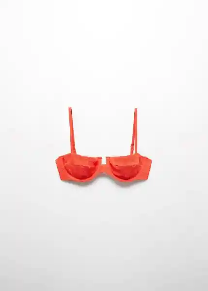 Top Bikini Ada Rojo Talla M Mujer Mango