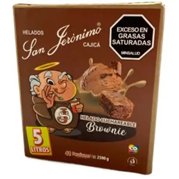 San Jerónimo Helado Brownie