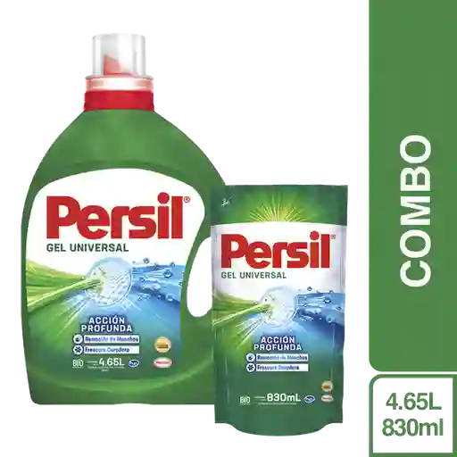 Persil Acción Profunda 4.65 L + Persil Acción Profunda 830 mL