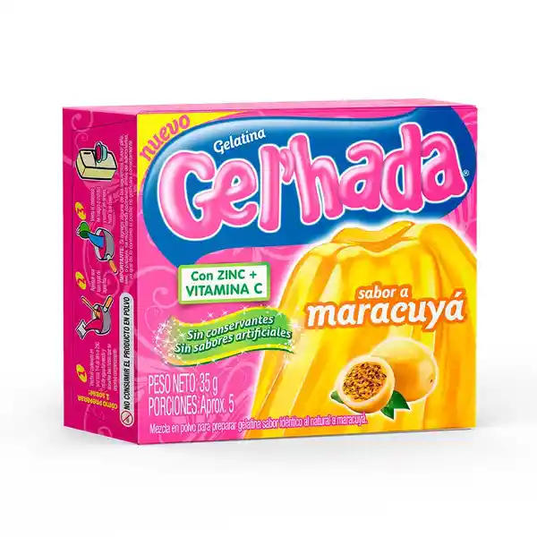 Gelhada Gelatina Maracuya