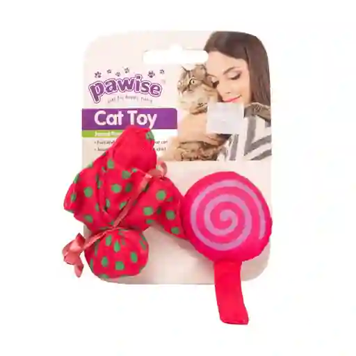 Pawise Juguete Para Gato Caramelo y Flor