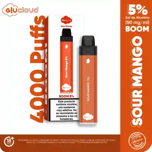 Glucloud Vape Sour Mango Boom 4000 Puff
