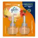 Glade Ambientador aceites naturales  hawaiian breeze 2 repuestos, 42 ml