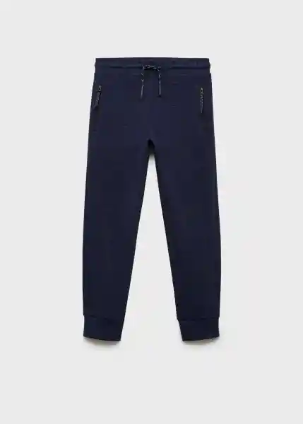 Pantalón Otozip Navy Talla 09 Niños Mango