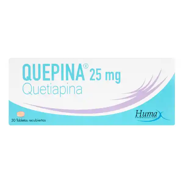 Quepina (quetiapina) 25 Mg Caja