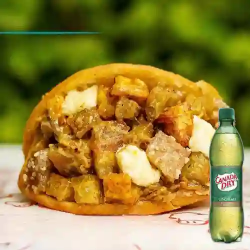 Arepa Carnivora 310 gr +Ginger Dry Ginger Ale 400ml