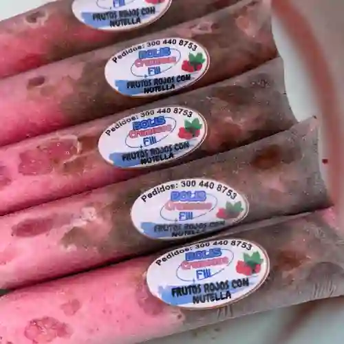 Boli de Frutos Rojos con Nutella