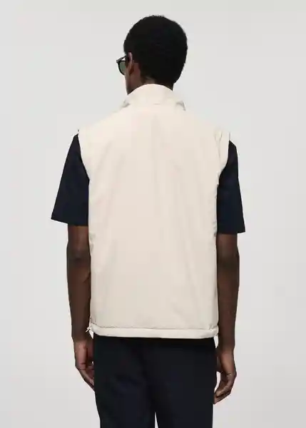 Chaleco Nadast Khaki Talla S Hombre Mango