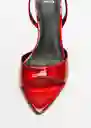 Sandalias Beca Rojo Talla 36 Mujer Mango