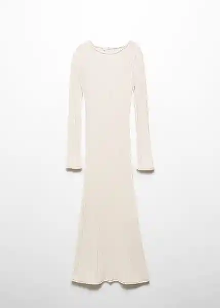Vestido Africa Arena Talla S Mujer Mango