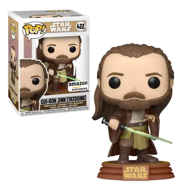 Funko Pop Figura Coleccionable Qui-Gon Jinn Tatooine 422