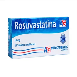 Rosuvastatina 10Mg Tabletas Recubiertas
