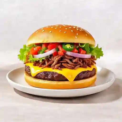 Hamburguesa Mexicana Doble