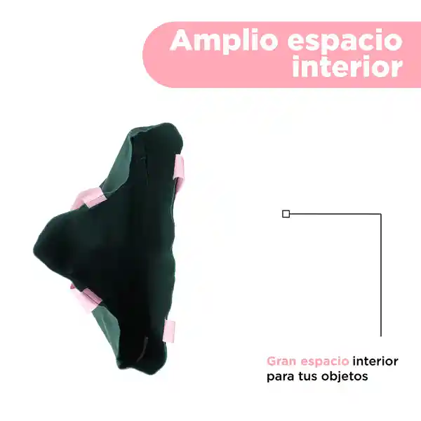 Bolsa de Compras Life is a Picnic Verde Miniso