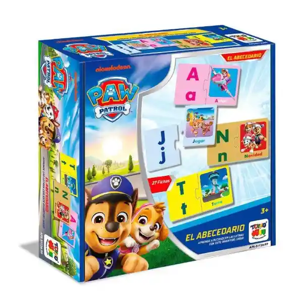 Toyng Juego de Mesa el Abecedario Paw Patrol