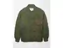 Chaqueta Grueso Hombre Verde Talla Large American Eagle