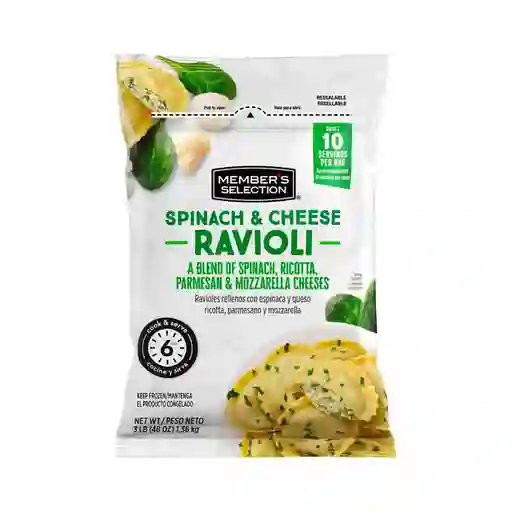Member's Selection Ravioli Rellenos Con Queso y Espinaca