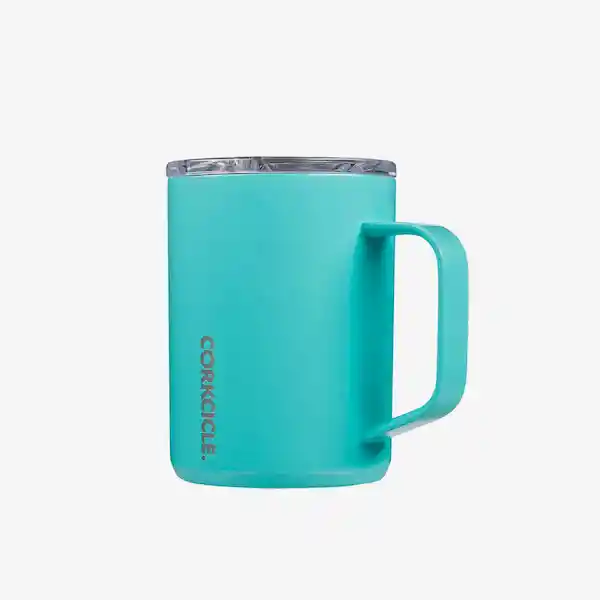 Corkcicle Mug Turquesa 16 Oz Altura 12.1 cm