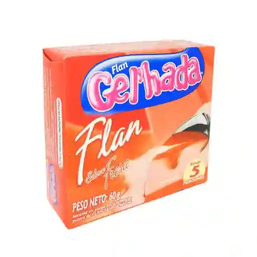 Gel'hada Flan de Fresa