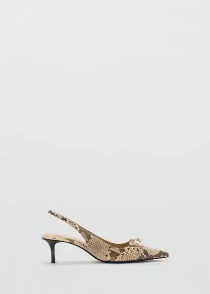 Zapatos Touly Beige Talla 42 Mujer Mango