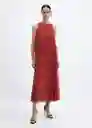 Vestido Pedro-W Cereza Talla XL Mujer Mango