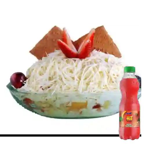 Combo Ensalada Corriente + Hit Tropical 400Ml