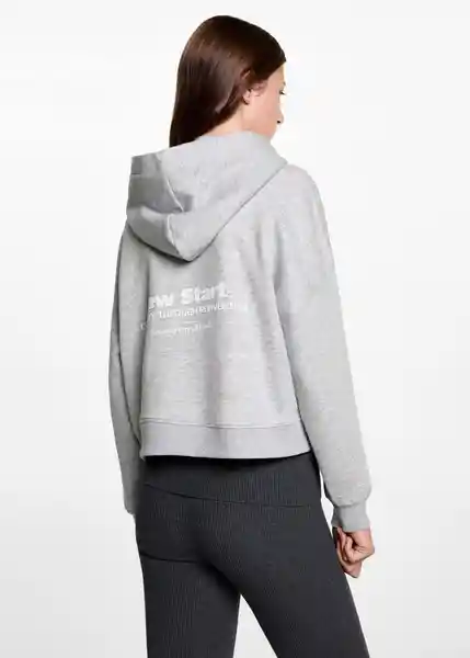 Sudadera Memories Gris Medio Vigore Talla 20 Teen Niñas Mango