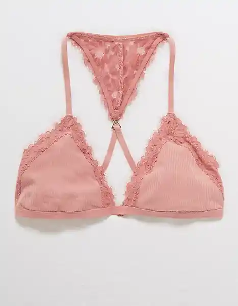 Bralette Aerie Rosado Talla Small American Eagle 26922982