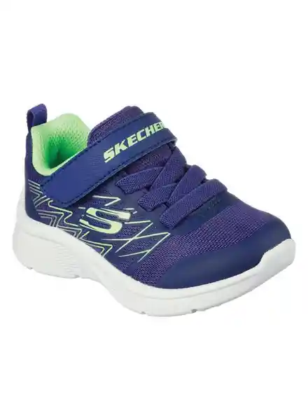 Skechers Tenis Microspec 10 Niño Azul