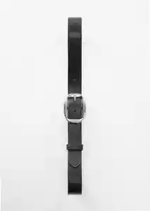 Cinturón Bile Negro Talla L Mujer Mango