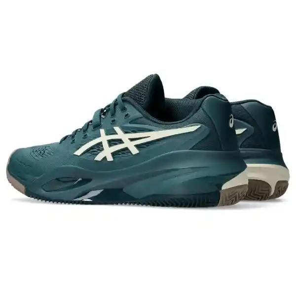 Asics Tenis Gel-Resolution x Clay Hombre Verde Talla 9
