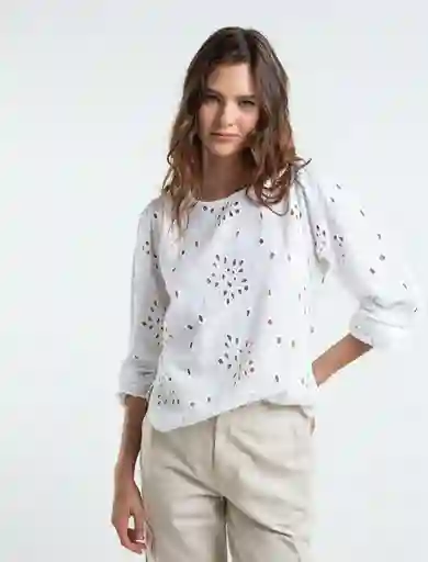 Camisa Mujer Crudo Puro Claro Talla S 519E060 Naf Naf