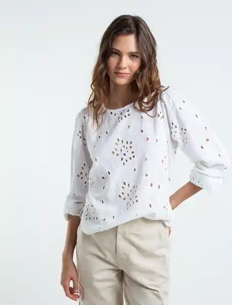 Camisa Mujer Crudo Puro Claro Talla S 519E060 Naf Naf