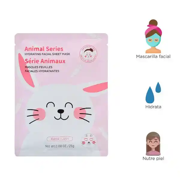 Mascarilla Facial Hidratante Animal Series de Conejo Miniso