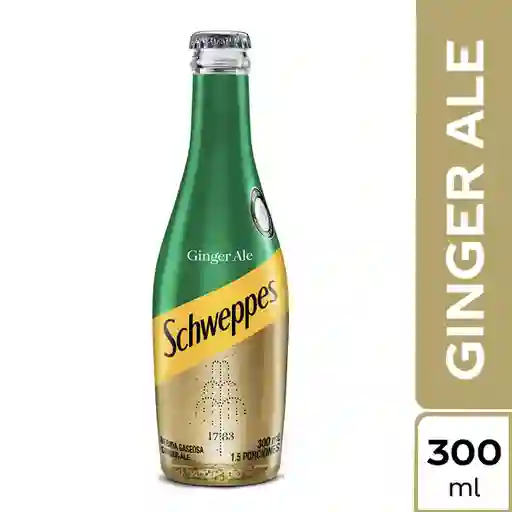 Gaseosa Schweppes Ginger Ale Vidrio 300ml