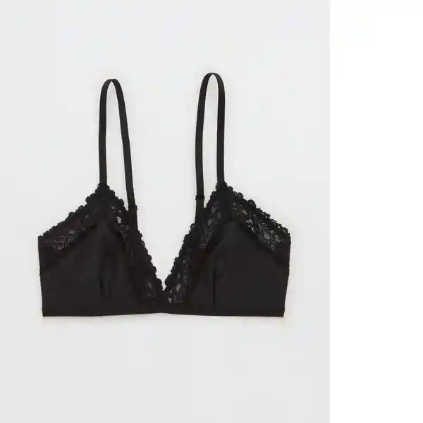 Bralette Negro Talla: X-Large American Eagle