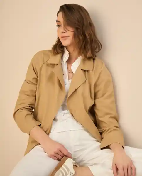 Chaqueta Machiatto Café Claro Talla S 422G002 Esprit