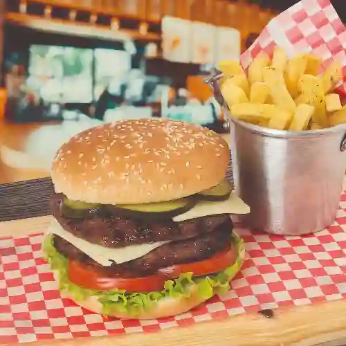 Combo Hamburguesa Doble 